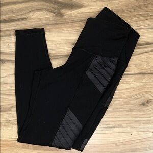 Old Navy Black Quilted-Panel Active Leggings for Kids